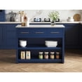 thumbnail image 2 of Elegant Kitchen and Bath 48 inch Kitchen Island in Blue, 2 of 10