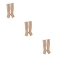 thumbnail image 4 of Maytalsory Chaussettes de Compression Respirantes avec Fermeture Éclair Performance avec Confort Maximal Couleur Peau P/M 3ensemble, 4 of 6