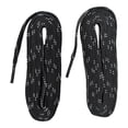 thumbnail image 3 of Cordones para patines de hockey, elegantes, planos y ligeros para patines de patinaje artístico Negro XL, 3 of 9