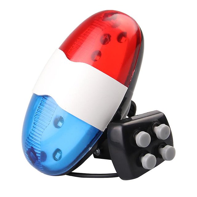 Luz trasera de bocina electrónica para bicicleta con sirena de policía de 4 tonos esquí esquí Gafas de esquí