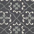 thumbnail image 5 of SAFAVIEH Four Seasons Jillean Floral Polyester Runner Rug, Dark Grey/Ivory, 2'3" x 8', 5 of 6