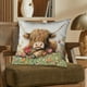 thumbnail image 5 of Herunwer Highland Cow Throw Pillow Covers Decorative Throw Pillows Cow Decor for Bedroom Decor Highland Cow Bedding Soft Flannel Fluffy Couch Pillow Covers, 5 of 6