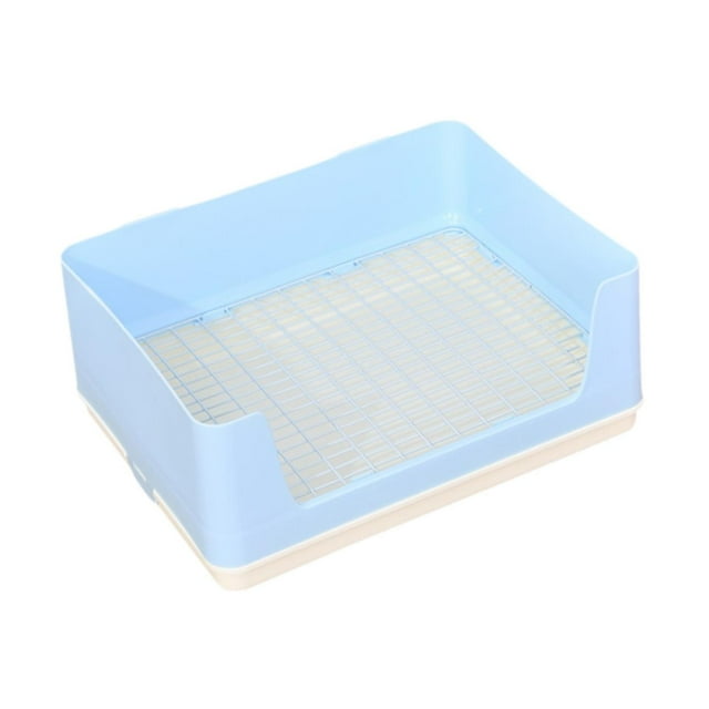 Caja de arena Strade Fareast Limited bandeja para orinar antisalpicaduras inodoro para mascotas fácil azul
