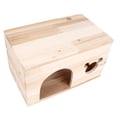 thumbnail image 1 of Animal Wooden House, Animal Hideout Hut Bottomless Spacious Simple Design  for Rabbit, 1 of 7