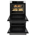 thumbnail image 4 of ZLINE 30" Autograph Double Wall Oven with Air Fry and Self-Clean in DuraSnowÂ® Stainless Steel and Black Matte Handle, WADSZ-30-MB, 4 of 9