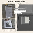 thumbnail image 6 of LZBEITEM 13x26 ft Heavy-Duty Modular Carport with 5-Zone Divider, Galvanized Steel Frame Portable Outdoor Garage PE Waterproof Cover, Roll-up Sidewall，Ventilated Windows, UV Snow Wind Proof, 6 of 16