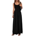 thumbnail image 1 of Vestido largo PRETTYGARDEN sin mangas Aline Swing con bolsillos, 1 of 9