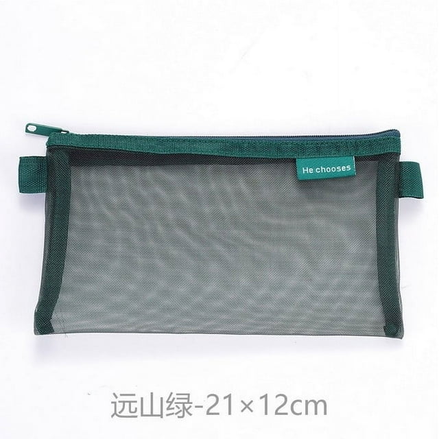 Oficina y papelería, accesorios de escritorio, bolsa de lona con cremallera para manualidades, bolsas de maquillaje de lona con neceser de lona, bolsas de viaje multiusos, estuche para lápices y bolíg
