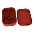 thumbnail image 2 of Caja de Alimentos, Caja de Almuerzo de Silicona de Grado Alimento 4 Compartimentos para la Oficina, 2 of 7