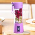 thumbnail image 1 of Máquina eléctrica para hacer jugos de 380 ML, 800 mAh/1800 mAh, exprimidor de batidos, máquina de frutas, 1 of 4