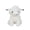 White, variant on Highland Cow Plush 11In Cute Cattle Doll Toy Soft Stuffed Animal For Home Decor(White-11In)