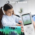 thumbnail image 3 of MP3 Player, 1.8 Inch Color Screen BT 5.0 16GB Memory Card, HiFi Music Player, Voice Record, Video Player, E Book Reader with Box Speakers, for Study Entertainment Fitness, 3 of 7