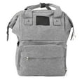 thumbnail image 1 of Mochila multifuncional Nikou para pañales de viaje impermeable gran capacidad color gris, 1 of 15