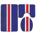 thumbnail image 1 of ABPHQTO Bandera de islandia Juego de alfombras de baño de 3 piezas Alfombra de baño Alfombra de contorno y tapa de inodoro ABPHQTO  Cont-CHAPPLE-20297, 1 of 2