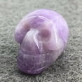 thumbnail image 2 of MATROOY 10pcs Natural Amethyst Quartz Crystal Skull Carved Stone Skeleton Healing Reiki, 2 of 9