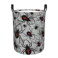 thumbnail image 1 of Fotbe Spiders Cesto de Ropa con Asas, Cesto Impermeable de Gran Capacidad, Bolsa de Lavado para Dormitorio, Cesto de Ropa con Ruedas y Asas-Small, 1 of 6