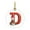 D, variant on Moocorvic 26 Initial Letter Snowman Hanging Ornaments, Christmas Decorations Winter Keepsake Ornaments Gifts for Women, Friends & Family Holiday Party(B)
