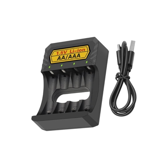 Battery Charger Charging Dock for Lithium AA/Triple A Rechargeable Battery