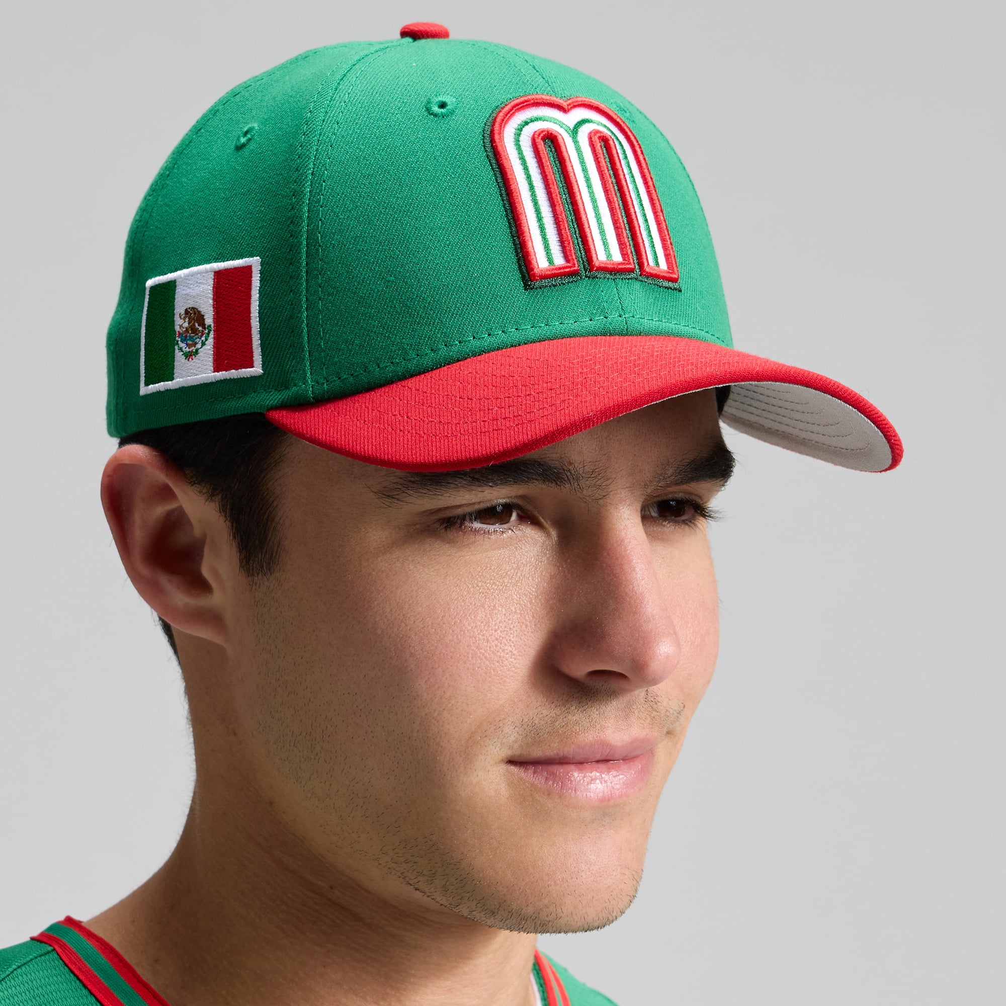 Men's New Era  Green/Red Mexico Baseball 2026 World Baseball Classic 59FIFTY Fitted Hat
