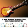 thumbnail image 4 of Patch Cable, 1/4inch Jack Guitar Patch Cable, Accessory Copper For Bass Effect Patching Sound Gear Electric Guitar 1/4" Signal  Patch Cord, 4 of 8