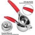 thumbnail image 3 of 22 Cm - Rouge Presse-citron Manuel Avec Poigne Douce - Trs Rsistant - Pour Presser Le Citron Et Les Agrumes - Facile Nettoyer -, 3 of 5