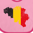 thumbnail image 4 of Inktastic Belgian Map Flag Boys or Girls Baby Bib, 4 of 4