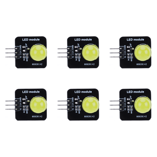 DC 3.3-5 V 10 MM Módulo emisor Diodo para () Amarillo