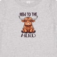 thumbnail image 4 of Inktastic New to the Herd Highland Cow Boys or Girls Baby T-Shirt, 4 of 5
