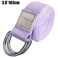 thumbnail image 2 of Yoga Strap with and Extra Safe Adjustable D-Ring Buckle Yoga Stretching Strap for Flexibility, 2 of 5