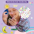 thumbnail image 4 of Set de esmaltes de uñas BATTOP Kids con secador, uñas postizas y pegatinas, 4 of 7