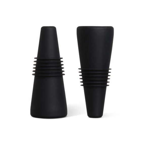 Thyme & Table 2-Pack Black Wine Stoppers