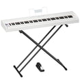 thumbnail image 2 of Gymax 88-Key Full Size Digital Piano Weighted Keyboard w/ Sustain Pedal White, 2 of 10