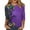 Dark Blue, variant on BOOMILK Mardi Gras Shirts for Women Loose Fit 3/4 Sleeve Plus Size Tops Crew Neck Carnival Graphic Tees