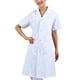 thumbnail image 1 of Bata blanca de laboratorio, bata de trabajo, bata de médico, bata profesional, bata de laboratorio para XXL, 1 of 9