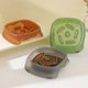 thumbnail image 4 of Square Cats Slow Feeder Set of 2 Dish Smooth Round Bowl Prevent Obesity Creative Slow Feed Cats Bowl gray plus blue, 4 of 4
