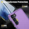 thumbnail image 4 of for Samsung Galaxy S23 Plus Case, Galaxy s23 Plus Case with Screen Protector Heavy Duty Durable Shockproof Protective Phone Case for Galaxy S23 Plus, Purple, 4 of 13
