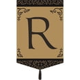 thumbnail image 1 of Magnolia Garden Flags M030015 Monogram R Tassel Burlap Garden Flag, 1 of 1