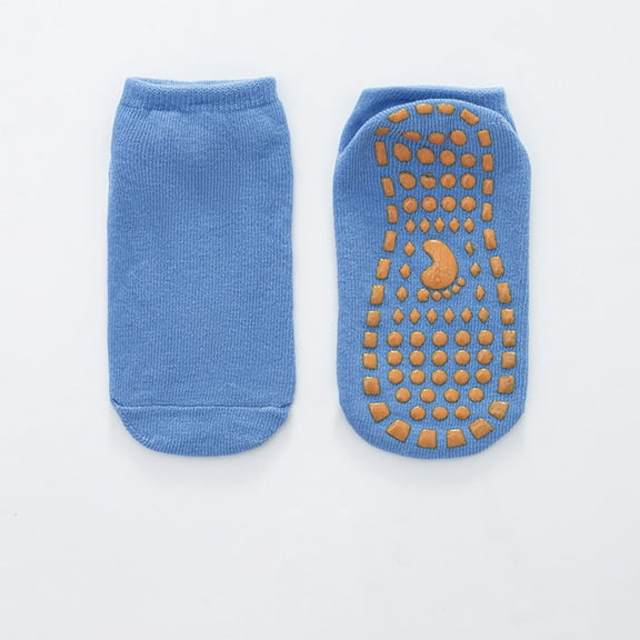 Vunhao Boys and Girls Ankle Socks, Fashion Cotton Kids Socks Clearance Blue Size 1-12 T