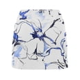 thumbnail image 6 of Tennis Skirts for Women Summer Elastic Yoga Culottes Lightweight High Waist Athletic Shorts Skirt with Pockets for Workouts Everyday Wear Blue M, 6 of 6