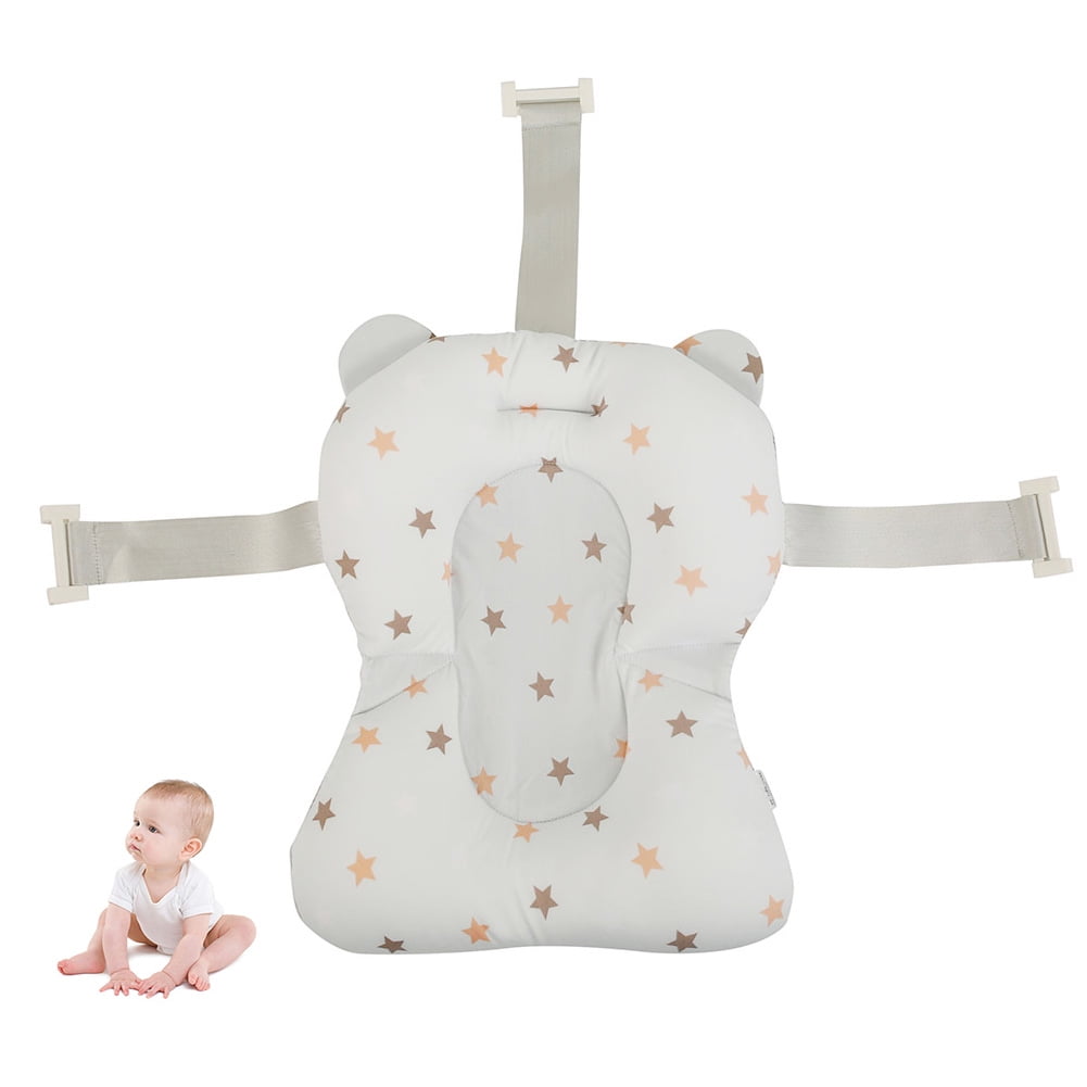 Willstar 1Set Baby Bath Pillow Infant Bath Pad Newborn AntiSlip Bath
