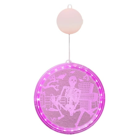 

Halloween Light for Indoors Hanging / Adhesive Acrylic Lamp Nightlight Decoration Bedside Lamps Drunkard Skeleton