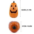 thumbnail image 2 of XGFHYJEH Halloween Decorations Decor, Halloween Carnival Night Pumpkin Decoration Pumpkin Head Prop Halloween Hollow Out Large Blown Molded Pumpkin Lamp Decoration, 2 of 4