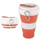 thumbnail image 1 of utensilios para beber Silicone Collapsible Cup 19oz, Floding Travel Cup/Mug with Lid Lightweight Water/Coffee Drinking Bottle for Outdoor Camping Hiking BPA Free [1Piece, Orange] Zhivalor ZFFLD524, 1 of 3