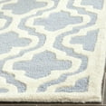 thumbnail image 6 of SAFAVIEH Cambridge Kirsten Geometric Wool Area Rug, Light Blue/Ivory, 6' x 9', 6 of 10