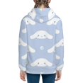 thumbnail image 3 of Cinnamoroll Hoodie 3D Print Pullover Hooded Long Sleeve Sweatshirts Tops Blouse with Pocket for Boys Girls Medium, 3 of 6