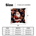 thumbnail image 5 of Santa Claus Throw Pillow - Velvet Pillow Inserts Covers with Unique Patterns - Set of 2 - Available in 16x16, 18x18, 20x20 Inches for Various Occasions, 5 of 6
