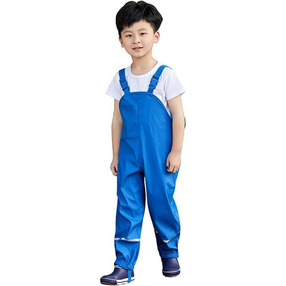 Children's rain dungarees, rain overall, digging trousers, boys, outdoor sports trousers, waterproof, breathable, mud trousers, girls