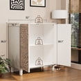 thumbnail image 4 of FOROUTIA Accent Cabinet with Adjustable Shelf,Wood Buffet Cabinet for Living Room and Kitchen, 4 of 6