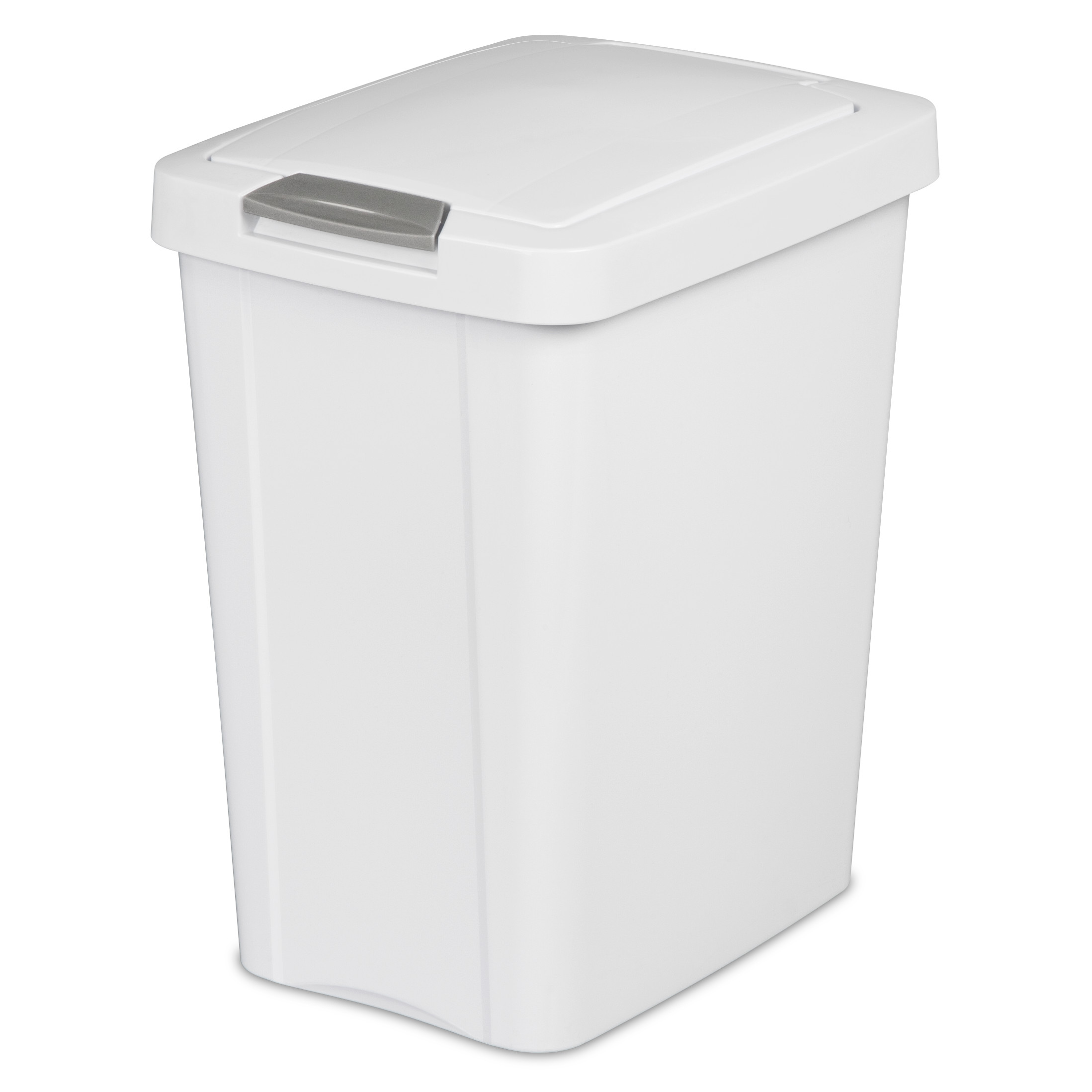 Sterilite 7.5 Gal. TouchTop™ Wastebasket Plastic, White, Set of 4 - image 3 of 8