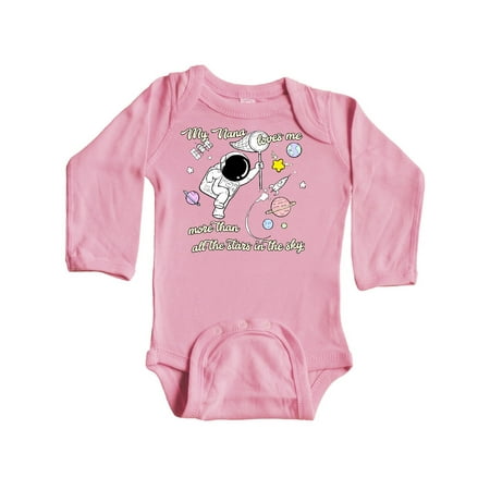 

Inktastic My Nana Loves Me Gift Baby Boy or Baby Girl Long Sleeve Bodysuit